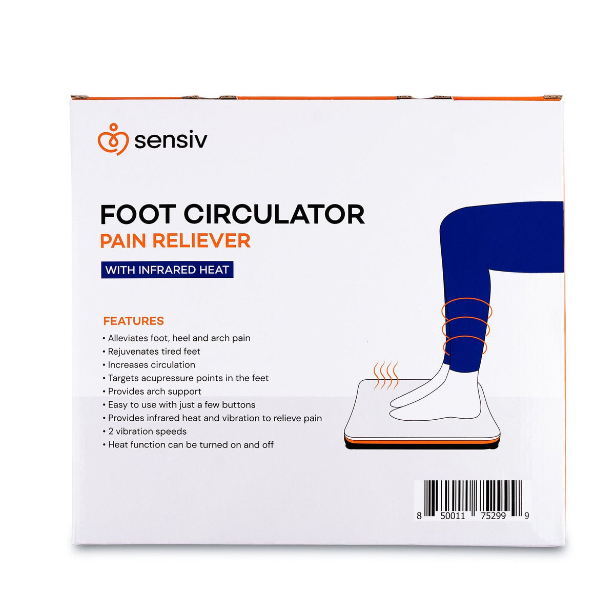 Sensiv Pain Relief Foot Circulator, 5.5" x 12" x 14" - SENFC - LL Medico