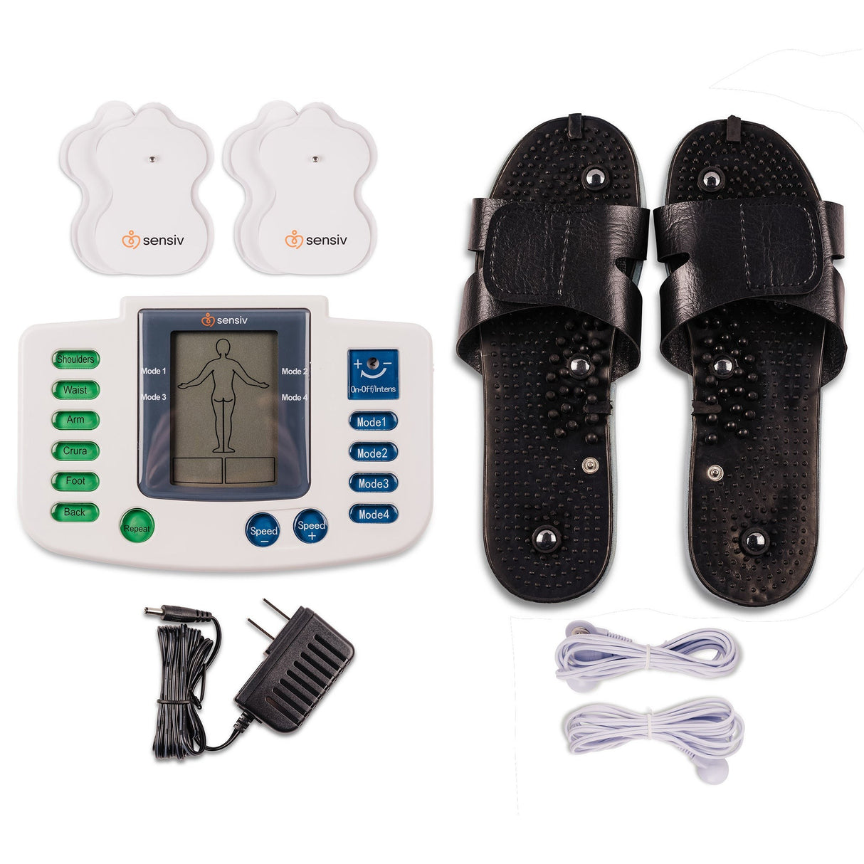 Sensiv Full-Body TENS Unit with Foot Attachment