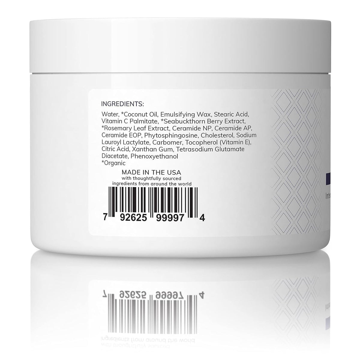 Skintensive Body Butter Ceramides + Sea Buckthorn Cream, Unscented, 8 oz