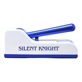 Silent Knight Pill Crusher, Hand Operated, Blue / White - SK-0500-LMP - LL Medico