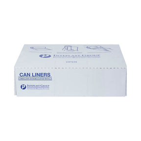 McKesson Super Plus Duty Trash Bag, Clear, 60 gal, 1.15 mil, 38 x 58", Star Seal Bottom, Coreless Roll - SLW3858SPNS - LL Medico