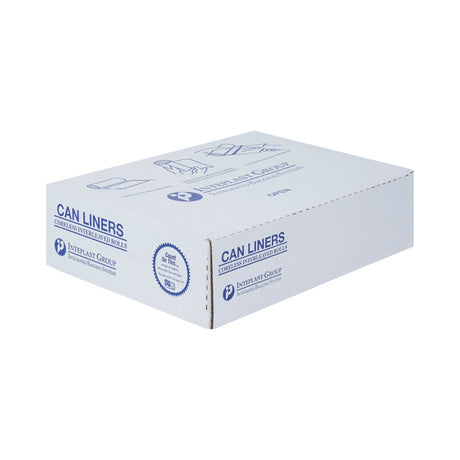 McKesson Super Plus Duty Trash Bag, Clear, 60 gal, 1.15 mil, 38 x 58", Star Seal Bottom, Coreless Roll - SLW3858SPNS - LL Medico