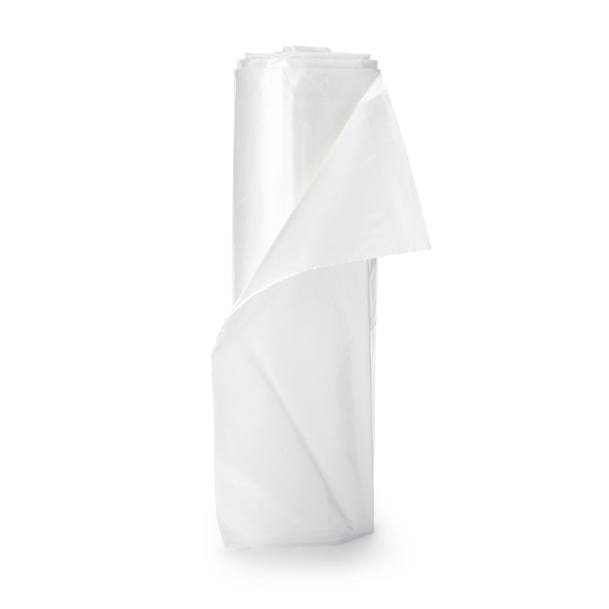 McKesson Super Plus Duty, Trash Bag, Clear, 45 gal, 1.15 mil, 40 x 46", LLDPE, Star Seal Bottom, Coreless Roll - SLW4046SPNS - LL Medico