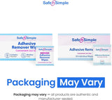 Safe N Simple Adhesive Remover, 2 x 2 Inch Wipe