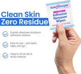 Safe N Simple Adhesive Remover, 2 x 2 Inch Wipe