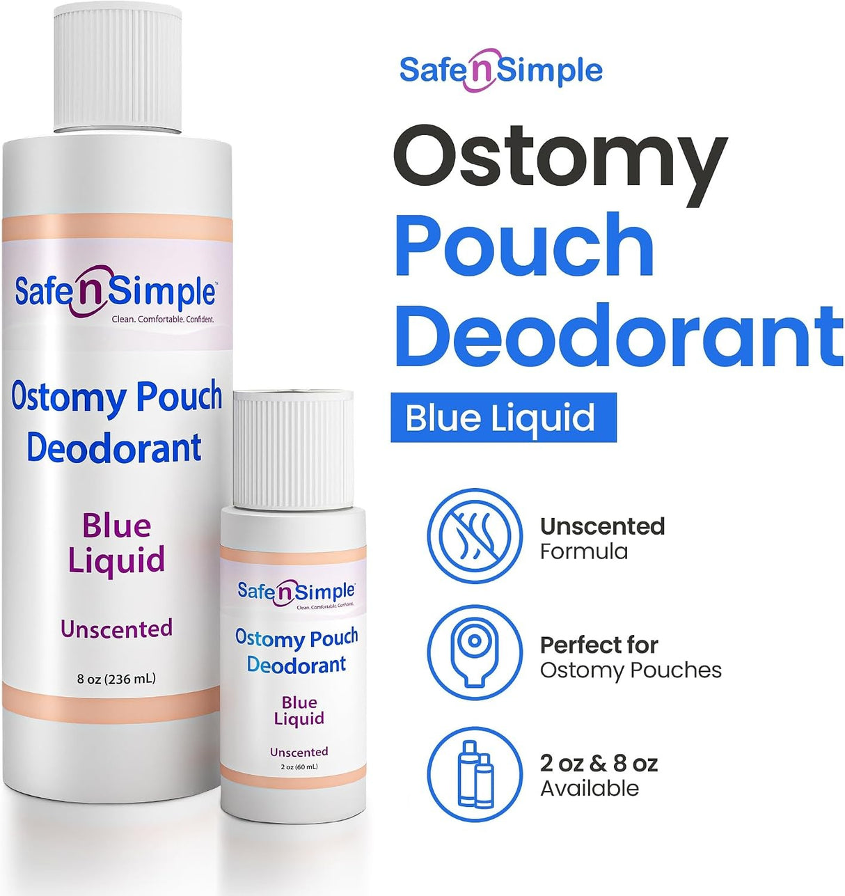 Safe n Simple Ostomy Pouch Deodorant, 8 oz