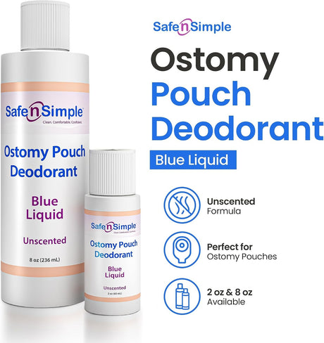 Safe n Simple Ostomy Pouch Deodorant, 8 oz