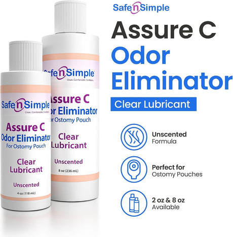 Safe Assure C Odor Eliminator, 8-ounce bottle