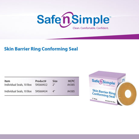 Safe n Simple Adhesive Barrier Ring