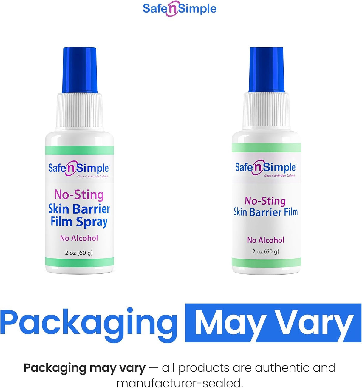 Safe n Simple Skin Barrier Film Spray Bottle, 2 oz