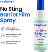 Safe n Simple Skin Barrier Film Spray Bottle, 2 oz