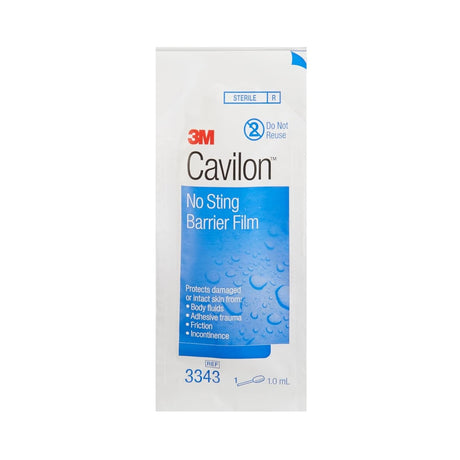 Solventum 3M Cavilon No Sting Skin Barrier Applicator, 1-mL Individual Packets
