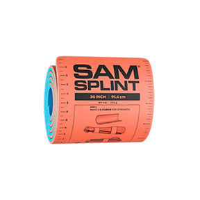 Sam Arm Splint, Without Closure, 4.5" x 36", Orange / Blue, Foam / Aluminum, One Size Fits Most - SP506-OB-EN-Single - LL Medico