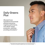 Thorne Daily Greens Plus Powder, Greens Flavor, 7.2 oz