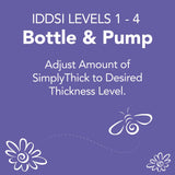 SimplyThick EasyMix Bottle and Pump, Unflavored, 1.6 Liter