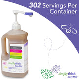 SimplyThick EasyMix Bottle and Pump, Unflavored, 1.6 Liter