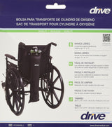 Drive Universal Oxygen Cylinder Carry Bag, Black
