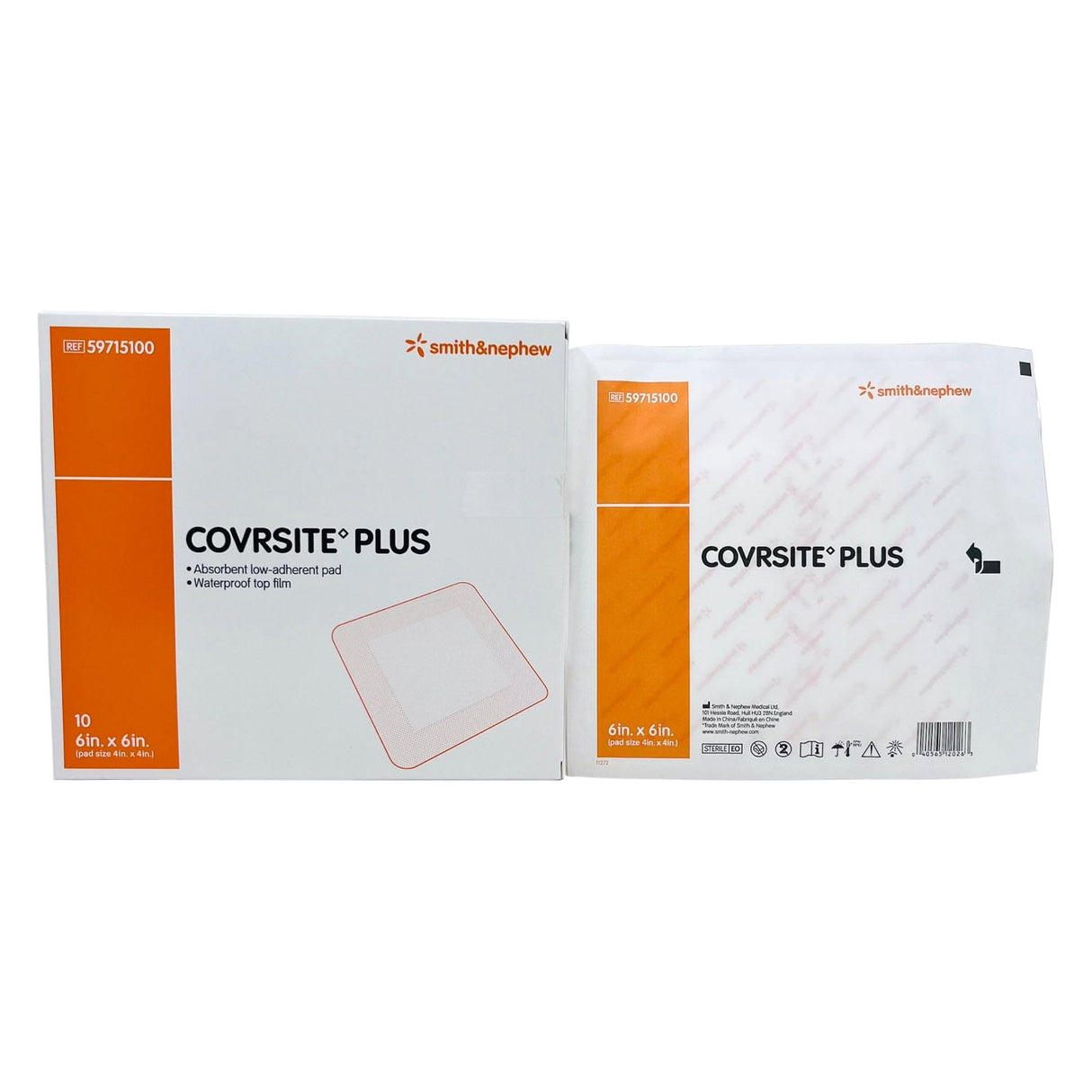 Smith & Nephew Covrsite Composite Dressing, Sterile, 6 x 6 Inch