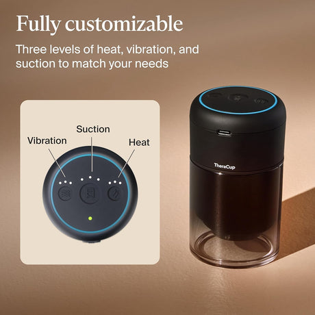 TheraCup Cupping System, Portable Cupping Massage Device