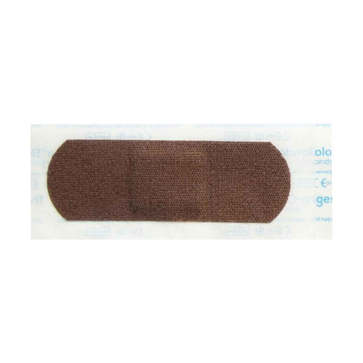 Tru-Colour Adhesive Strip, Waterproof, Dark Brown, Fabric, 1 x 3", Sterile - LL Medico