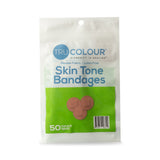 Tru-Colour Waterproof Adhesive Spot Bandage, Olive, Fabric, Sterile - TCB-GDOT-Pack - LL Medico