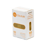 Tru-Colour Skin Tone Shade Adhesive Strips, Brown, Fabric, Sterile, 1 x 3" - LL Medico