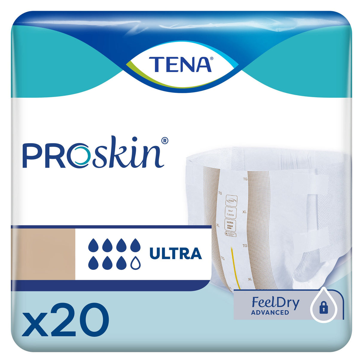 TENA ProSkin Ultra Adult Incontinence Briefs