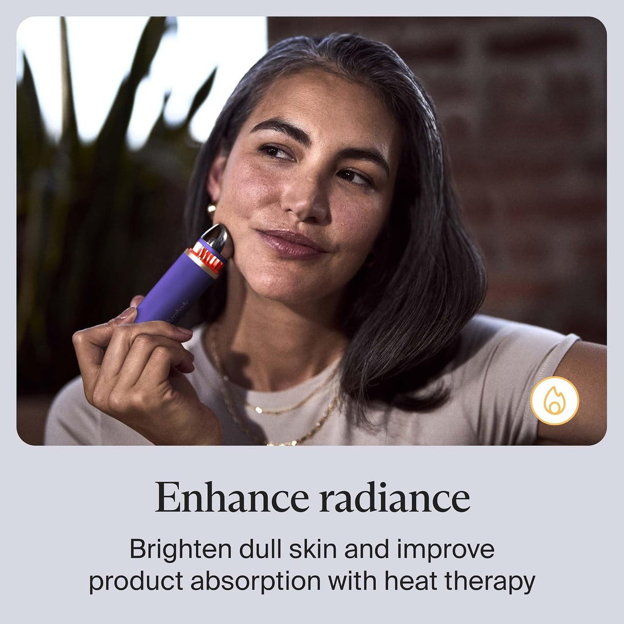 Therabody TheraFace Depuffing Wand, Indigo