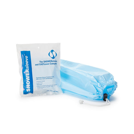 SHOWERsleeve Arm Cast and Bandage Protector, One Size Fits Most, Opaque White, Polypropylene, 12 x 17" - THE00140 - LL Medico