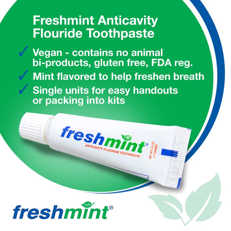 Freshmint Anticavity Fluoride Toothpaste, 0.6 oz