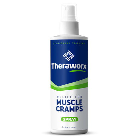 Theraworx Relief Muscle Cramps Relief Spray, Magnesium Sulfate 6X HPUS, 7.1 oz
