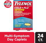 Tylenol Cold + Flu Severe Relief Caplets, 24 ct