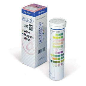 Accustrip URS-10 Urine Reagent Strips, 100 Count