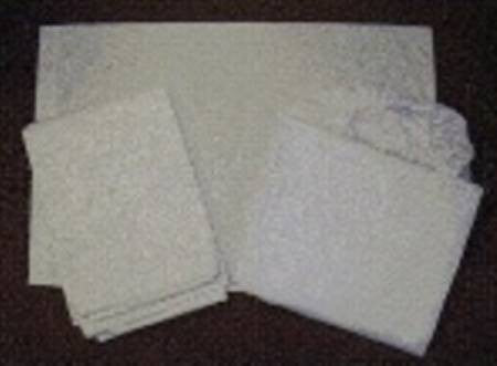 Lew Jan Textile Flat Bed Sheet, Twin, 66" x 104", White