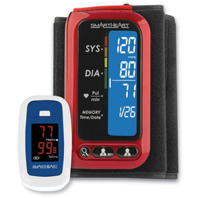 Veridian SmartHeart Digital Blood Pressure Monitor with Pulse Oximeter, Adult Cuff