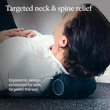 Therabody WaveDuo Vibration Therapy Foam Roller, Back & Neck