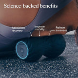 Therabody WaveDuo Vibration Therapy Foam Roller, Back & Neck