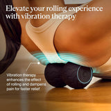 Therabody WaveDuo Vibration Therapy Foam Roller, Back & Neck