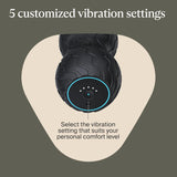 Therabody WaveDuo Vibration Therapy Foam Roller, Back & Neck