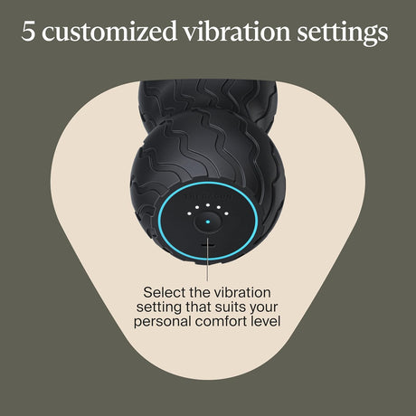 Therabody WaveDuo Vibration Therapy Foam Roller, Back & Neck