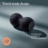Therabody WaveDuo Vibration Therapy Foam Roller, Back & Neck