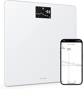 Withings Body Digital Wi-Fi Smart Scale with BMI, White
