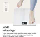 Withings Body Digital Wi-Fi Smart Scale with BMI, White