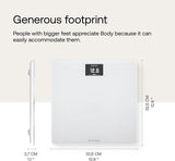 Withings Body Digital Wi-Fi Smart Scale with BMI, White
