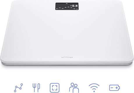 Withings Body Digital Wi-Fi Smart Scale with BMI, White