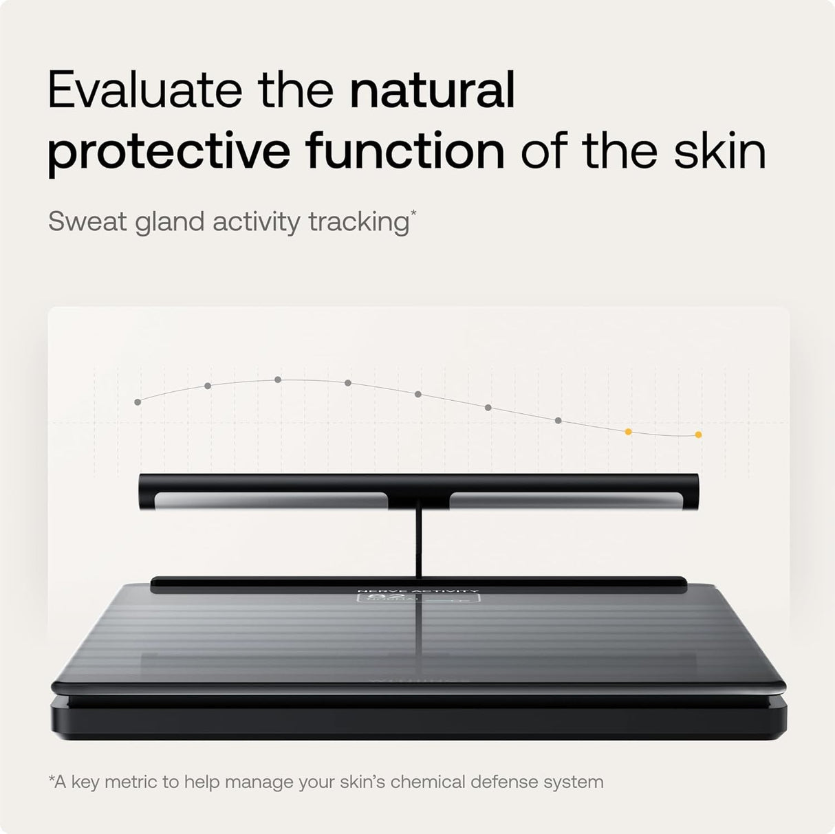 Withings Body Scan Segmental Body Composition Smart Scale, 440 lb Capacity, Black