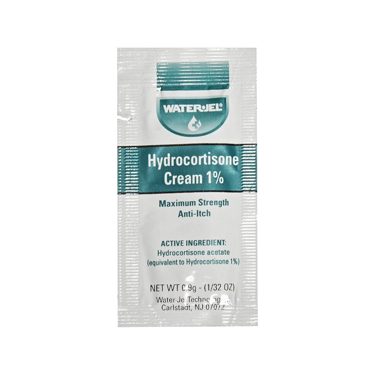 Water-Jel Hydrocortisone Itch Relief Cream, 1%, 0.9 Gram Packet - WJHY1800.00.000 - LL Medico