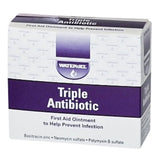 Water Jel First Aid Antibiotic Ointment, Bacitracin, Neomycin, Polymyxin B, 0.9 g - LL Medico