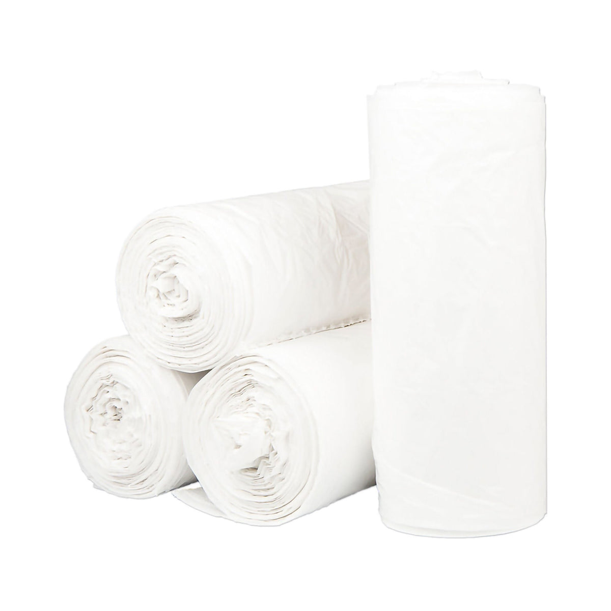McKesson Trash Bags, Extra Heavy Duty, White, 30 gal, 0.70 mil, 30 x 36", Star Seal Bottom, Coreless Roll, LLDPE - WSL3036XHW-2 - LL Medico