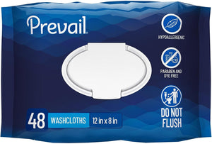 Prevail Washcloths, 12" x 8", 48 Count